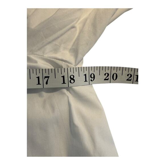 NEW‎ Madewell Women’s Size 4 Eyelet White Puff-Sleeve Babydoll Top NWT - Picture 6 of 8